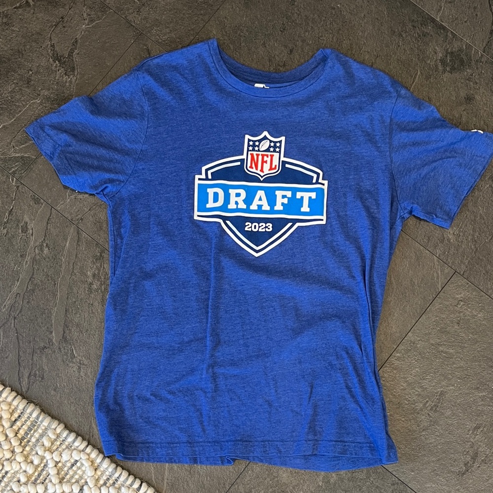 STARTER Blue NFL Draft 2023 Short Sleeve Tee